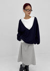 Queria Deep V Sweatshirt