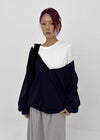 Queria Deep V Sweatshirt