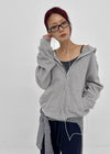 [MADE] Byf Peach Fleece Zip-up Hoodie
