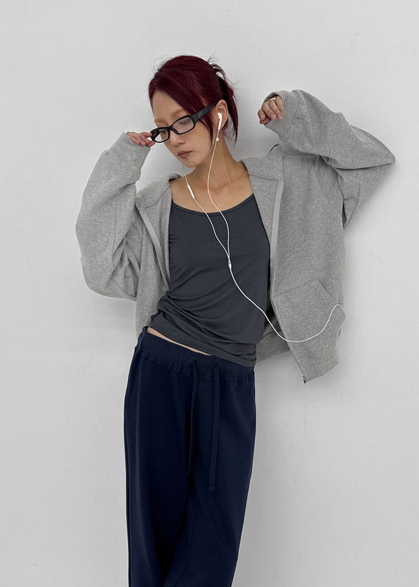 [MADE] Byf Peach Fleece Zip-up Hoodie
