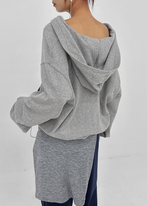 [MADE] Byf Peach Fleece Zip-up Hoodie