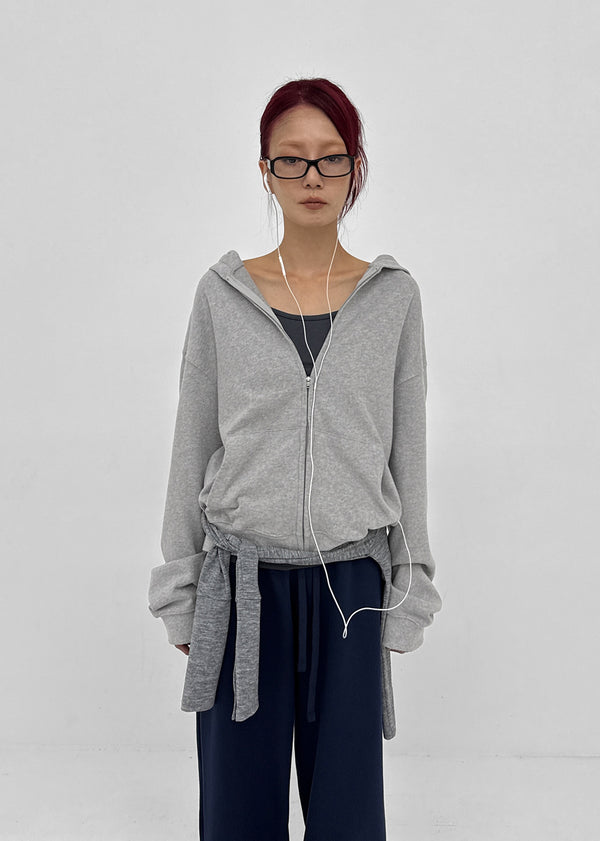 [MADE] Byf Peach Fleece Zip-up Hoodie