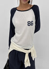 Keshi Lettering Raglan Long Sleeve T-shirt