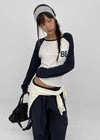 Keshi Lettering Raglan Long Sleeve T-shirt