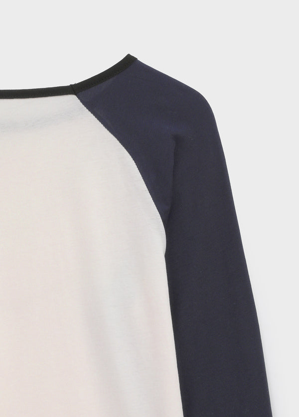Keshi Lettering Raglan Long Sleeve T-shirt