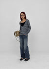 Wippole Low-waisted Straight Denim Pants