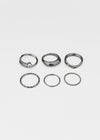 Piyaru 6-piece ring set