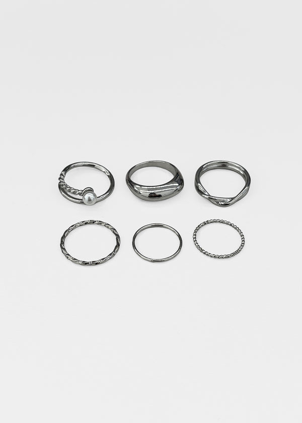 Piyaru 6-piece ring set