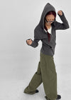 Brim wide fatigue pants