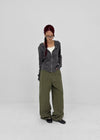Brim wide fatigue pants