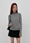 [MADE] Lemarty Button Turtleneck Long Sleeve Tee