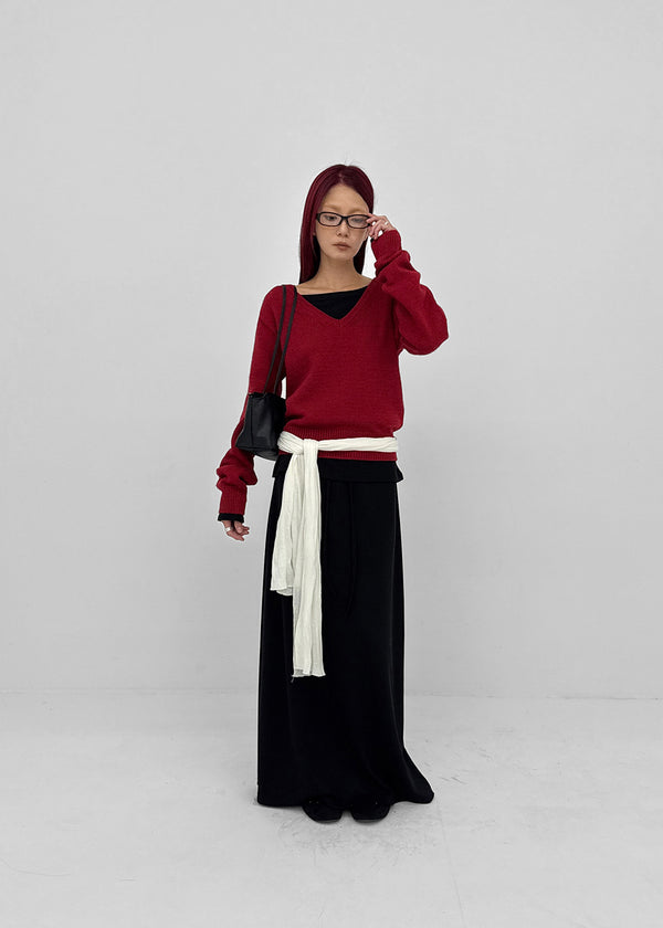 [MADE] Roadcle V-neck Standard Fit Knit