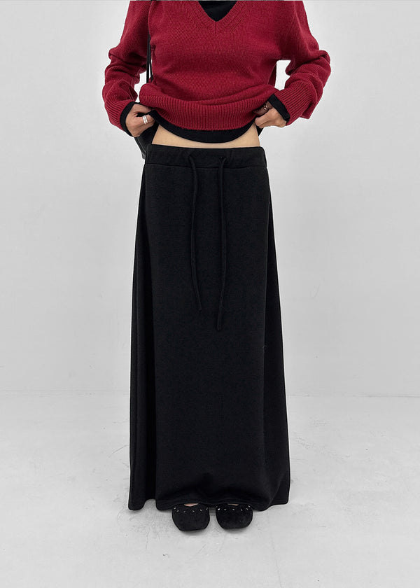 Friction banding long skirt