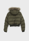 [MADE] Vanity Fur-Trimmed Wellon Crop Padded Jacket