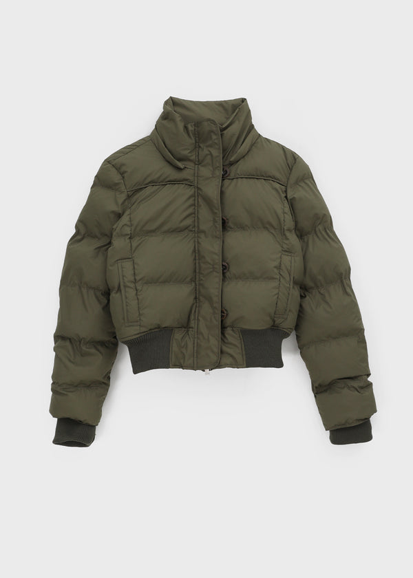 [MADE] Vanity Fur-Trimmed Wellon Crop Padded Jacket