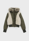 [MADE] Vanity Fur-Trimmed Wellon Crop Padded Jacket