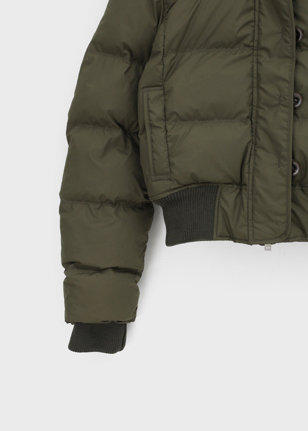 [MADE] Vanity Fur-Trimmed Wellon Crop Padded Jacket