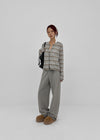 Gott Striped Wool Knit Cardigan