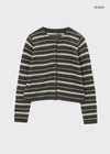Gott Striped Wool Knit Cardigan