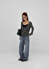 O'Fact bootcut denim pants