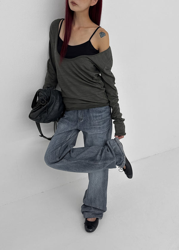 O'Fact bootcut denim pants