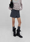 Gulf Low-waist Back-Pocket Cotton Shorts