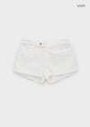 Gulf Low-waist Back-Pocket Cotton Shorts
