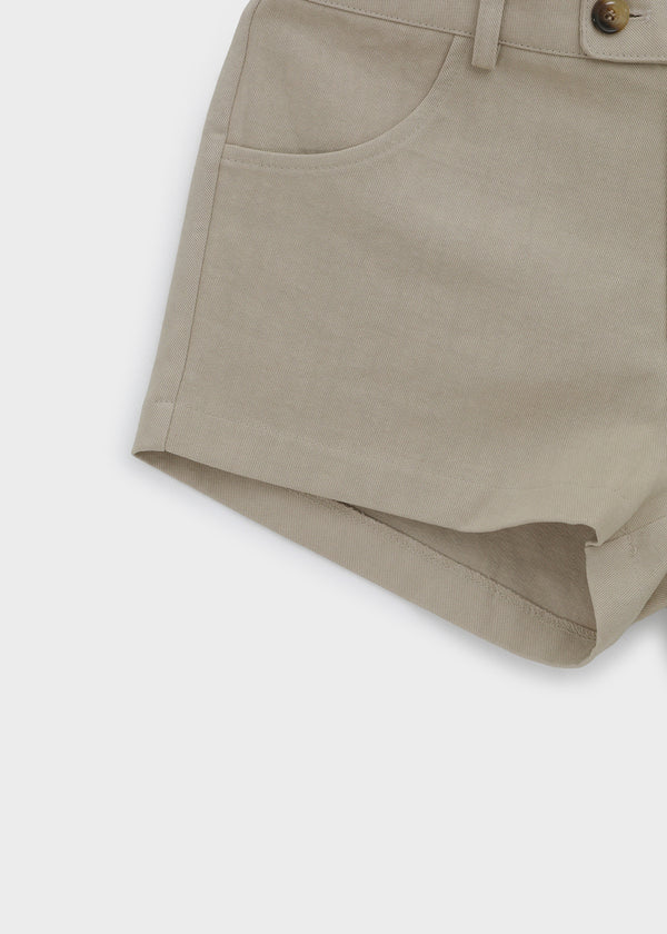 Gulf Low-waist Back-Pocket Cotton Shorts