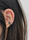 Checker Vintage Bold Ear Cuff
