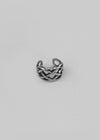 Checker Vintage Bold Ear Cuff