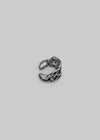 Checker Vintage Bold Ear Cuff