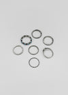 Dillaming 7-piece ring set