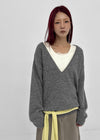[MADE] Roadcle V-neck Standard Fit Knit