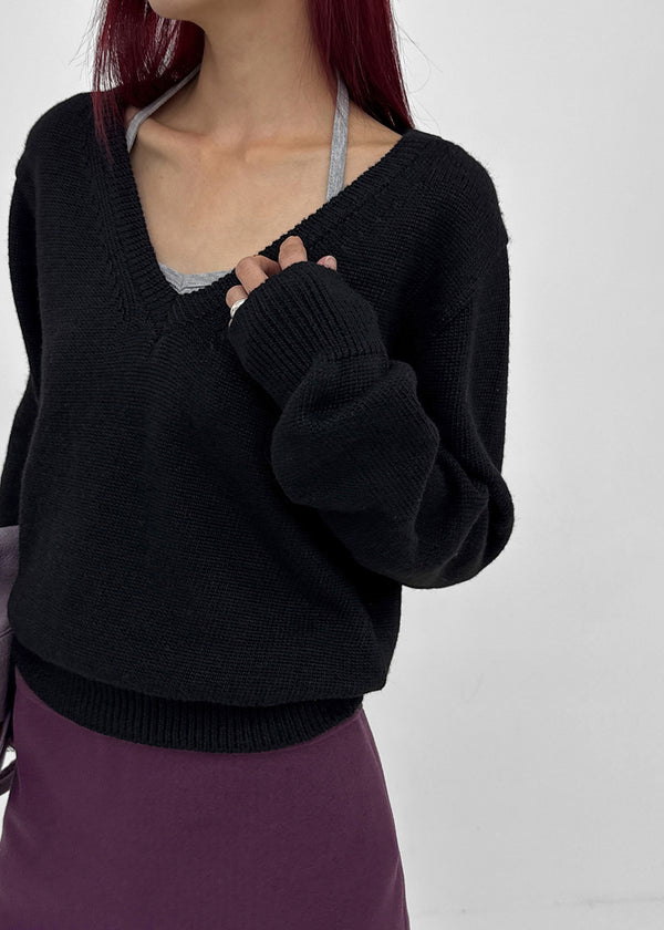 [MADE] Roadcle V-neck Standard Fit Knit