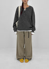 Brim wide fatigue pants