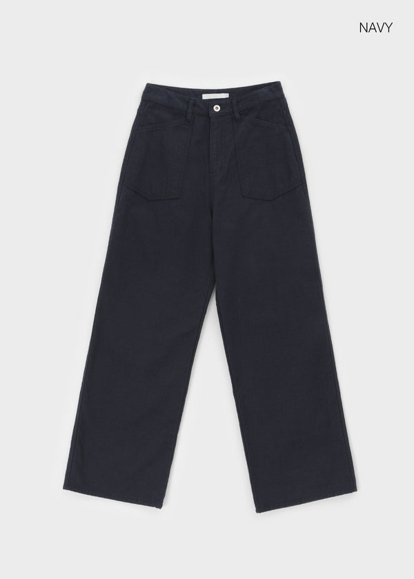 Brim wide fatigue pants