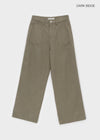 Brim wide fatigue pants