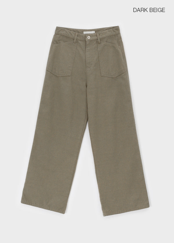 Brim wide fatigue pants