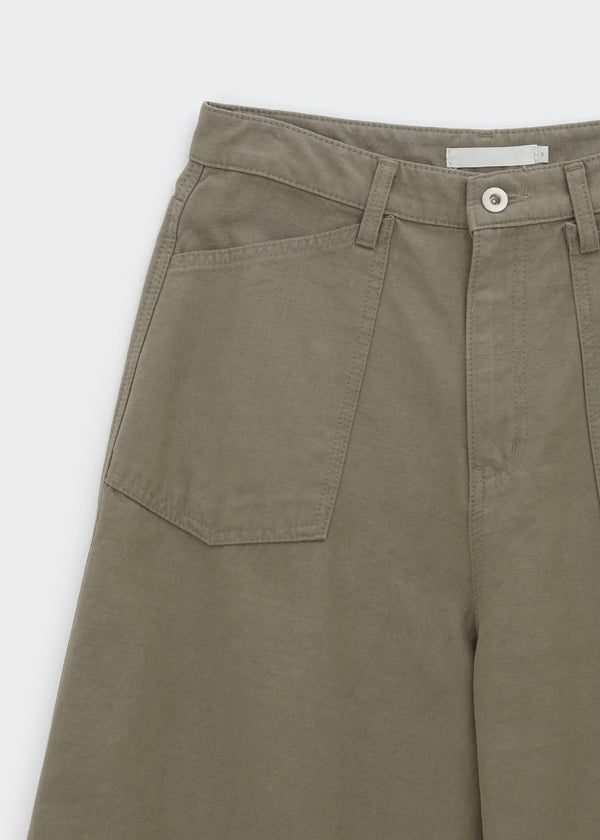 Brim wide fatigue pants