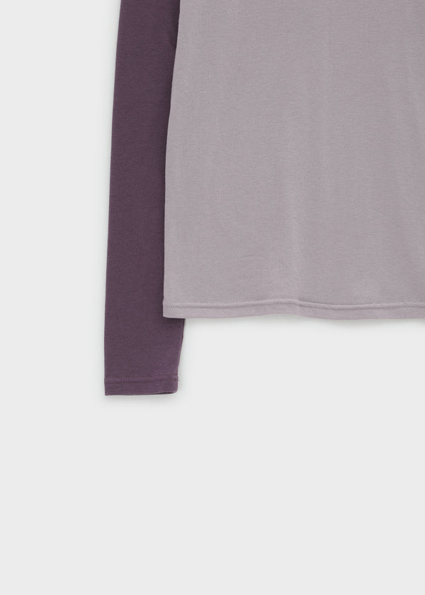Crucial color-block raglan long-sleeve shirt