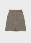 Dizzy Cotton Midi Skirt (Belt Set)