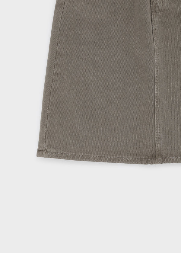 Dizzy Cotton Midi Skirt (Belt Set)
