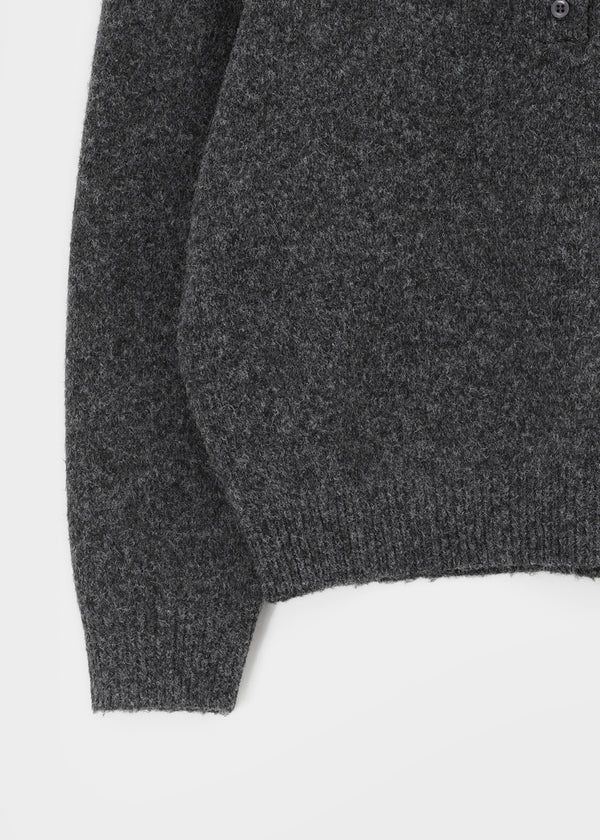 [MADE] Furd Loose Fit Henley Neck Knit