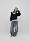 [MADE] Ever U-Neck Fleece-Lined Sweatshirt (Available as a set)