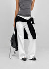 Turang Low Lyocell Cotton Wide Bootcut Pants