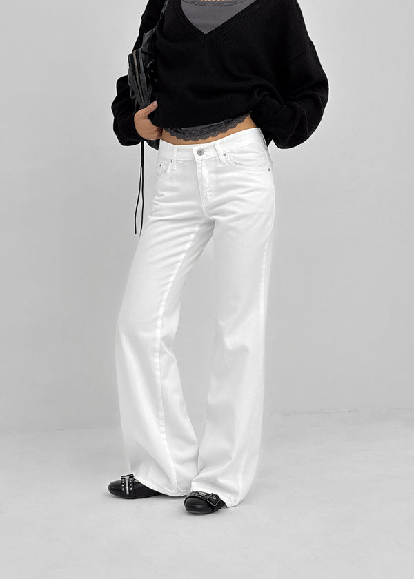 Turang Low Lyocell Cotton Wide Bootcut Pants