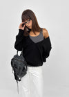 [MADE] Roadcle Deep V-Neck Loose Fit Knit