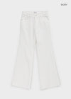 Turang Low Lyocell Cotton Wide Bootcut Pants