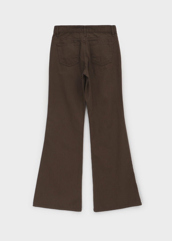Turang Low Lyocell Cotton Wide Bootcut Pants