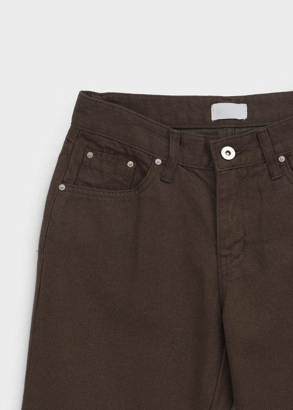 Turang Low Lyocell Cotton Wide Bootcut Pants